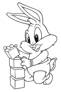 Bugs Bunny Onlayn Rəngləmə